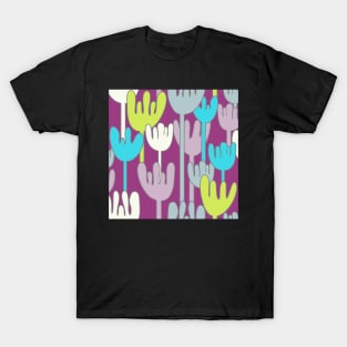 Modern abstract tulip flowers T-Shirt